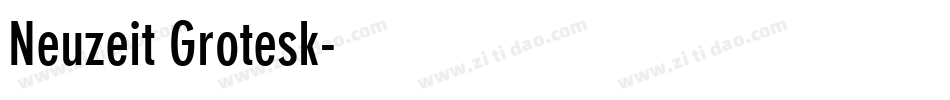Neuzeit Grotesk字体转换